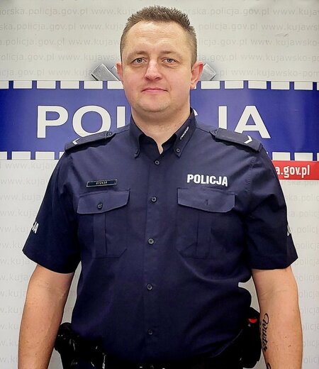 sierż. Dawid Strychalski - Dzielnicowy Rejonu nr VIII