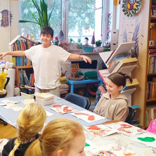 Zajęcia w bibliotece dla najmłodszych. Atrakcji nie brakowało