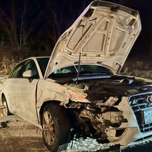 Zderzenie dwóch aut. Jedna osoba ranna