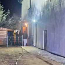 Pożar warsztatu. Nocna akcja gaśnicza